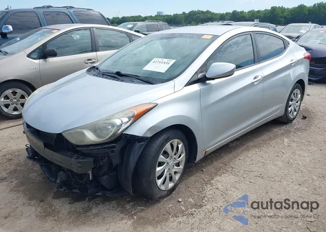 2012 Hyundai Elantra Gls из США, поврежденный, VIN 5NPDH4AE2CH072806